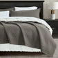 Blythease Oversized Bedspread Coverlet Set, Modern Geometric Stitched Bedding Cover