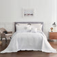 Blythease Oversized Bedspread Coverlet Set, Geometric Ultrasonic Quilted Bedding Cover