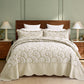 Blythease Jacquard Oversized Bedspread Set, Classic Damask Bedding Cover
