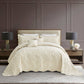 HZ & HY Stitched Paisley Oversized Bedspread Coverlet Set, Lightweight Reversible Bedding Cover