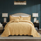 HZ & HY Stitched Paisley Oversized Bedspread Coverlet Set, Lightweight Reversible Bedding Cover
