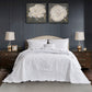 HZ & HY Stitched Paisley Oversized Bedspread Coverlet Set, Lightweight Reversible Bedding Cover