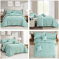 HZ & HY Botanical Oversized Bedspread Coverlet Set, Lightweight Bedding Cover