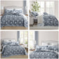 Blythease Jacquard Oversized Bedspread Set, Classic Damask Bedding Cover