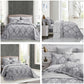 HZ & HY Jacquard Matelasse Oversized Bedspread Set, Classic Damask Reversible Bedding Cover