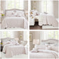 Blythease Oversized Bedspread Coverlet Set, Geometric Ultrasonic Quilted Bedding Cover