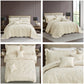 HZ & HY Stitched Paisley Oversized Bedspread Coverlet Set, Lightweight Reversible Bedding Cover