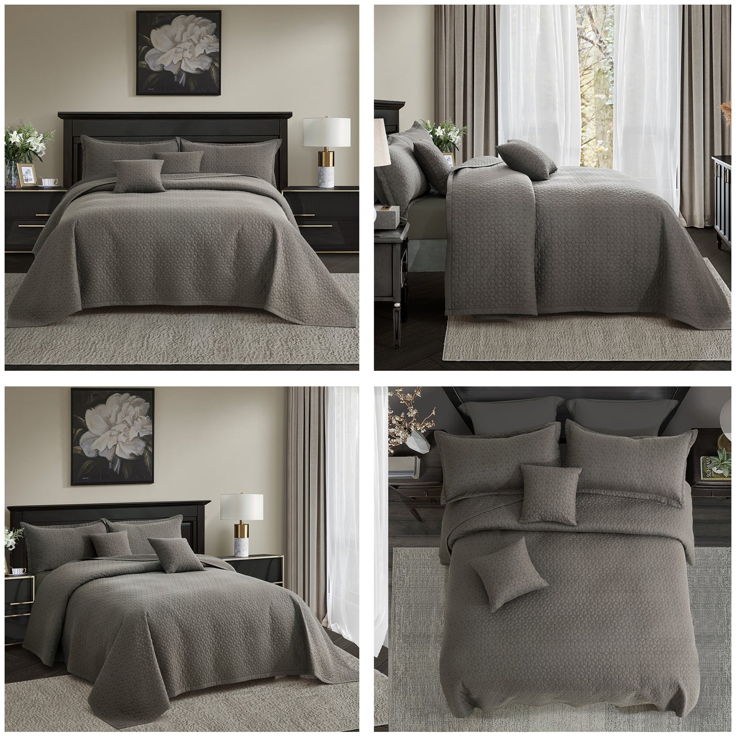 Blythease Oversized Bedspread Coverlet Set, Elegant Paisley Bedding Cover