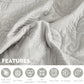 Blythease Oversized Cotton Bedspread Coverlet Set, Soft Lightweight Bedding Cover