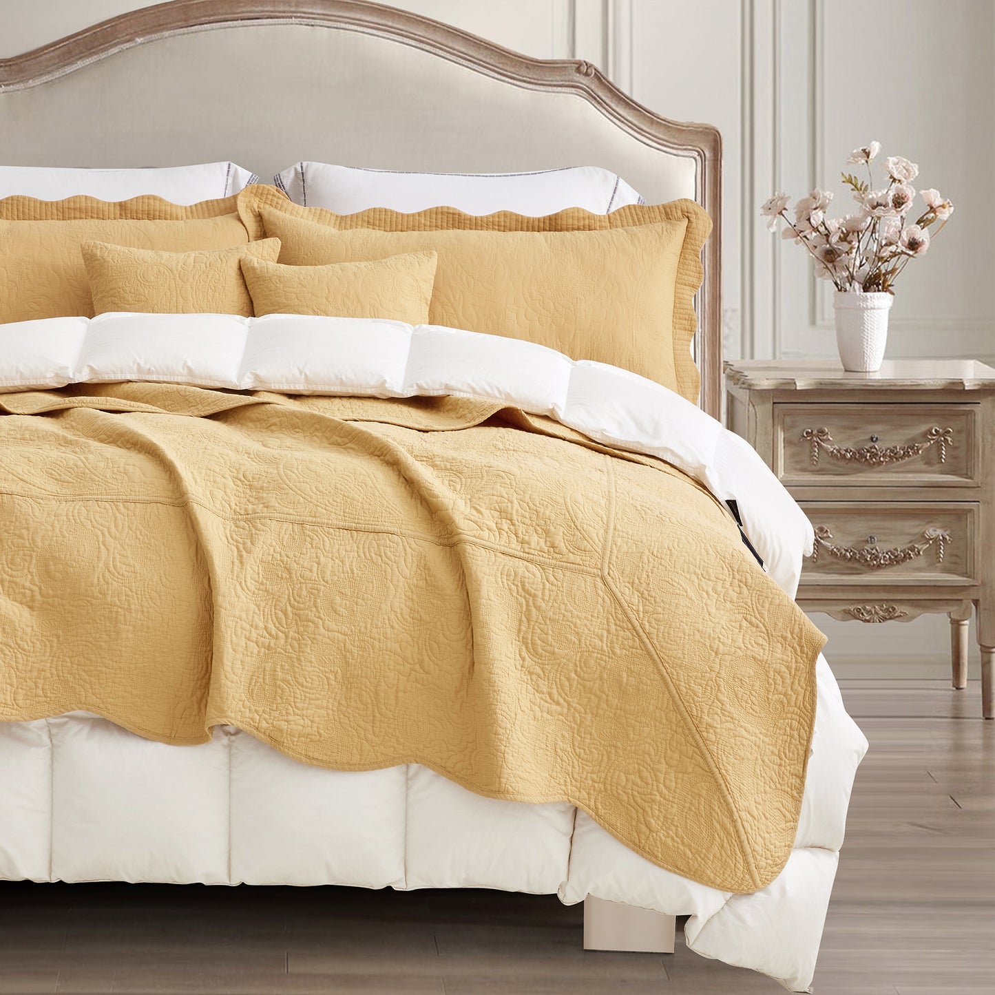 Blythease Oversized Cotton Bedspread Coverlet Set, Soft Lightweight Bedding Cover