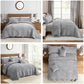 Blythease Oversized Velvet Bedspread Coverlet Set, Diamond Quilted Reversible 5 Piece Bedding Cover