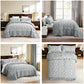 Blythease Jacquard Oversized Bedspread Set, Classic Damask Bedding Cover