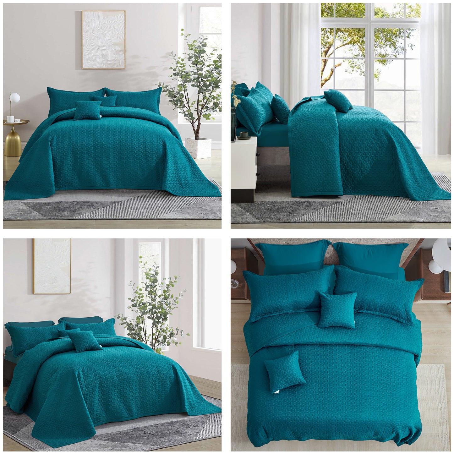 Blythease Oversized Bedspread Coverlet Set, Elegant Paisley Bedding Cover