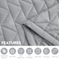 Blythease Oversized Bedspread Coverlet Set, Clean Diamond Quilted Bedding Cover