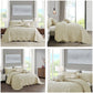 Blythease Oversized Cotton Bedspread Coverlet Set, Soft Lightweight Bedding Cover