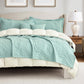 HZ & HY Botanical Oversized Bedspread Coverlet Set, Lightweight Bedding Cover