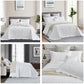 HZ & HY Ultrasonic Oversized Bedspread Coverlet Set, Lightweight Quilted Bedding Cover