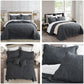 HZ & HY Stitched Paisley Oversized Bedspread Coverlet Set, Lightweight Reversible Bedding Cover
