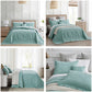 HZ & HY Ultrasonic Oversized Bedspread Coverlet Set, Lightweight Quilted Bedding Cover