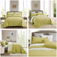 HZ & HY Ultrasonic Oversized Bedspread Coverlet Set, Lightweight Quilted Bedding Cover